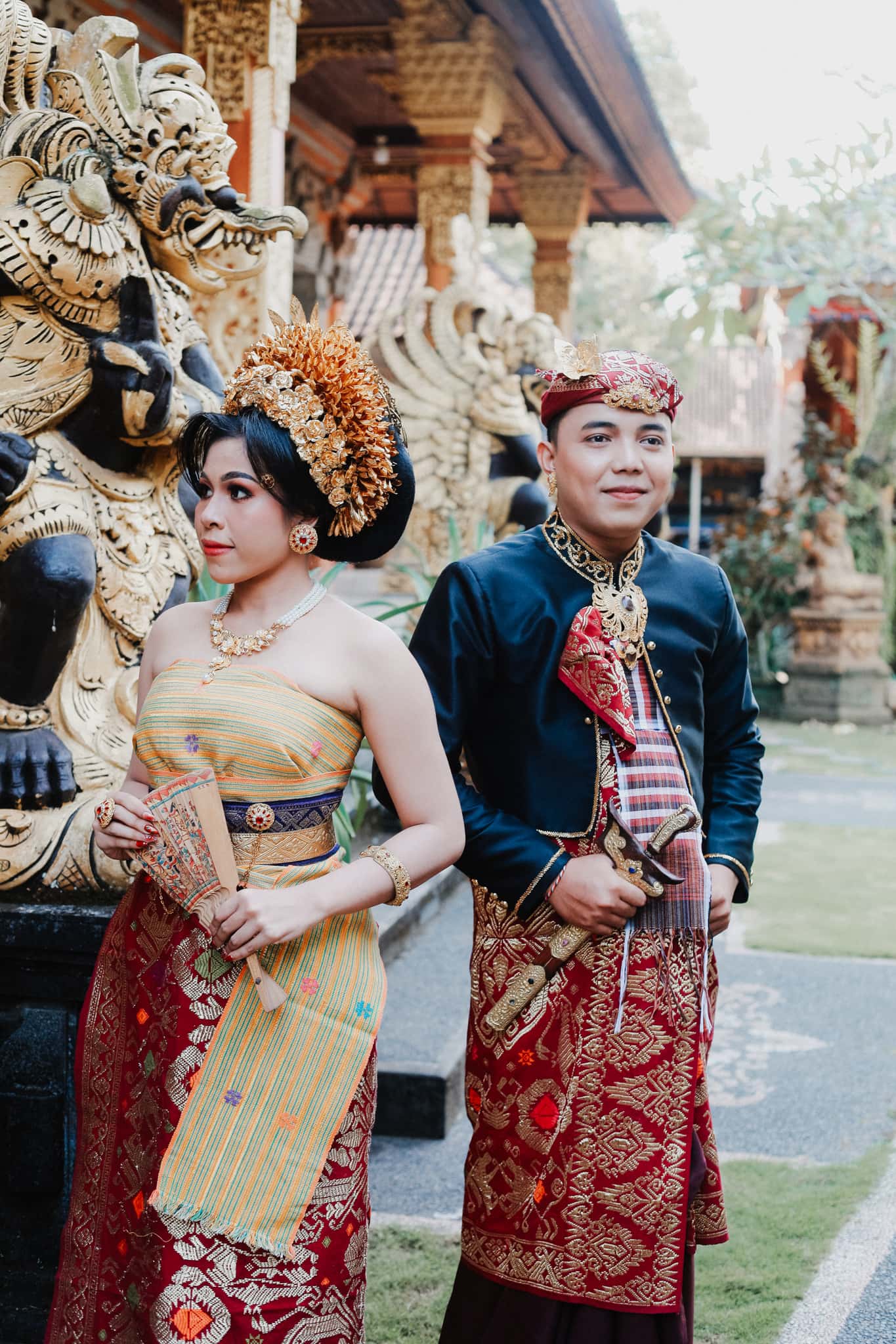 Momen adat Ayu dalam rangkaian pawiwahan