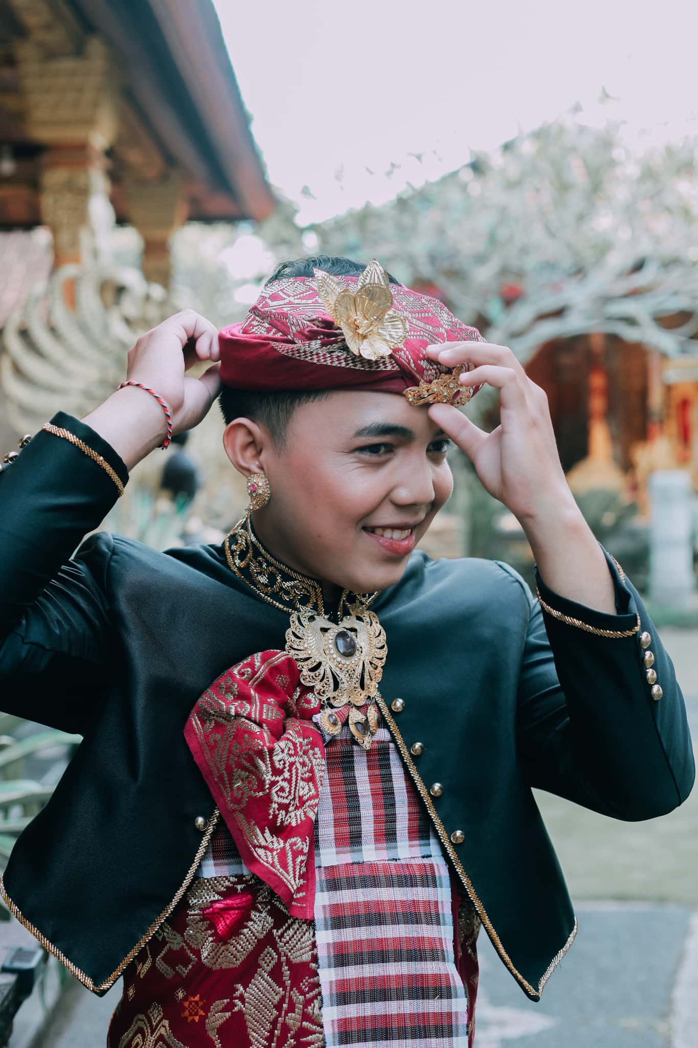 Mempelai pria I Komang Edi Arma Praditya